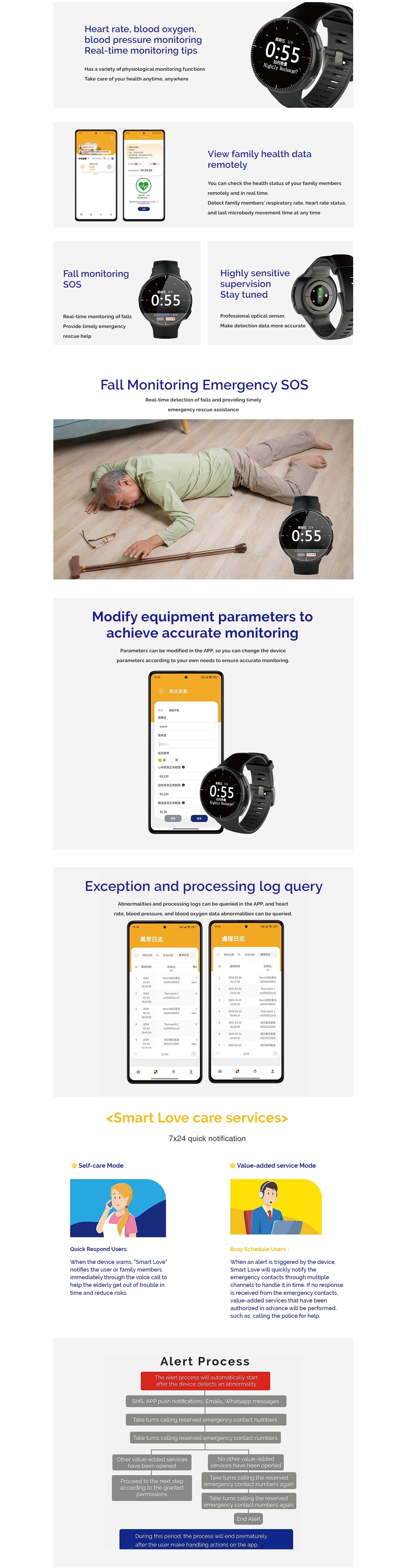 Smart Love Monitoring Smart Watch AT-AK10 Smart Watch